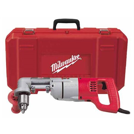Milwaukee Tool MilwaukeeÂ® 1/2 in. D-Handle Right Angle Corded Drill Kit 3102-6